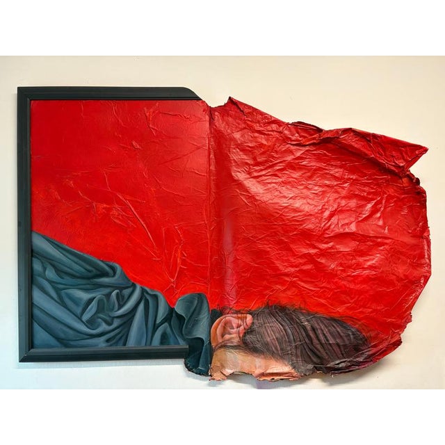 This mixed-media work on paper, canvas and wood forms part of the artist’s ongoing Fragments series, a body of work in...