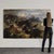 An important French painting from the second half of the 19th century. This oil on canvas artwork, attributed to the...