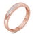 Haus of Brilliance 10K Rose Gold over .925 Sterling Silver 1/5 Cttw Diamond Channel-Set Stackable Band Ring (H-I Color, I1-I2 Clarity) - Size 7 1/4 For Sale - Image 4 of 6