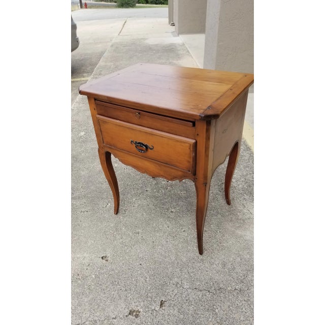 1980s Rustic Style End Table For Sale - Image 5 of 11