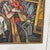 Large Vintage Cubist Expressionist Oil Painting Signed For Sale In Atlanta - Image 6 of 10