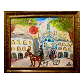 "LovelyOne" Giclee Canvas Painting by Louisiana Artist Mina Zavala Lanzas,, Hand Embellished, Limited Edition, Signed by the Artist, Numbered, Framed For Sale
