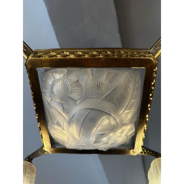 Art Deco Chandelier, 1930s For Sale - Image 3 of 14