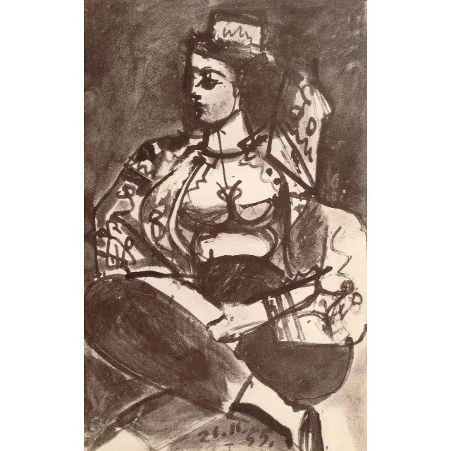 1960s Picasso Sketchbook Carnet De La Californie 1 Dated 21/11/1955 For Sale