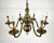Large Vintage Chandelier in Gilt Bronze by Deknudt Belgium, 1970s For Sale - Image 10 of 10