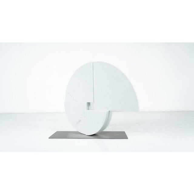 Large Marble Sculpture by Angelo Mangiarotti for Skipper, Italy, 1980s For Sale - Image 9 of 15