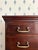 Antique Early 1800s New England Neoclassical Cherry Chest of Drawers, Former Top of a Chest on Chest. For Sale In Richmond - Image 6 of 14