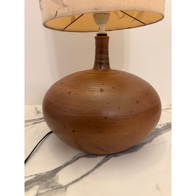 Ceramic Sandstone Lamp by Pierre Digan, 1960s For Sale - Image 7 of 10