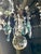Blue Large Louis XV Chandelier in Blue Murano Glass and White Crystal, 1950 For Sale - Image 8 of 17