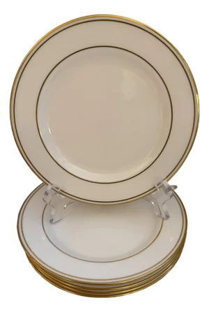 Lenox Federal Gold Plates - 6 3/8” - Set of 5