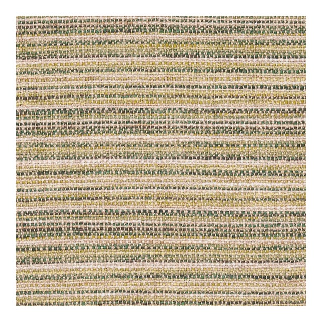 Sample - Schumacher Formentera Performance Fabric in Moss For Sale