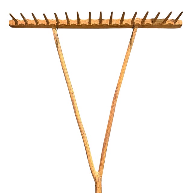 19th Century 19th Century Espalier Rake on Custom Wall Mount For Sale - Image 5 of 9