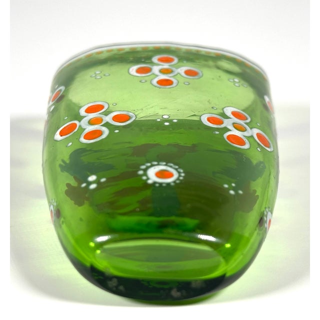 Late 19th Century Bohemian Heraldic Armorial Art Glass Pocket Beaker For Sale - Image 11 of 18