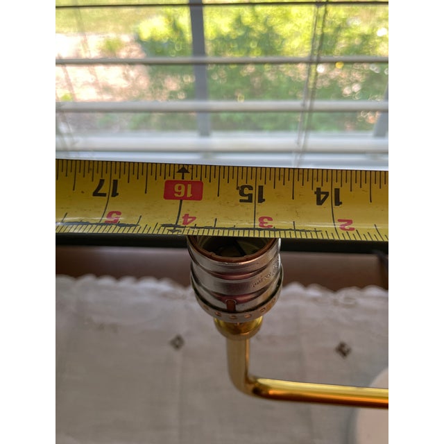 Authentic Jonathan Adler Milano Brass & Carrara Marble 2-Arm Lamp For Sale - Image 17 of 17