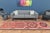 1970s Vintage Handmade Wool Cotton Pink Runner Rug For Sale - Image 4 of 11