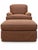 English Vintage 1999 Ethan Allen Upholstered Armchair Pair With Matching Ottoman For Sale - Image 3 of 10