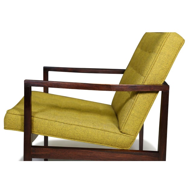 Mid 20th Century Attributed to Martin Eisler & Carlo Hauner Mid-Century Brazilian Rosewood Lounge Chair for Forma, Brazil For Sale - Image 4 of 12