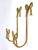 Brass Pair of Vintage Brass Bow Towel / Blanket Holders – Hollywood Regency Style - Wall Hooks & Hangers For Sale - Image 8 of 13