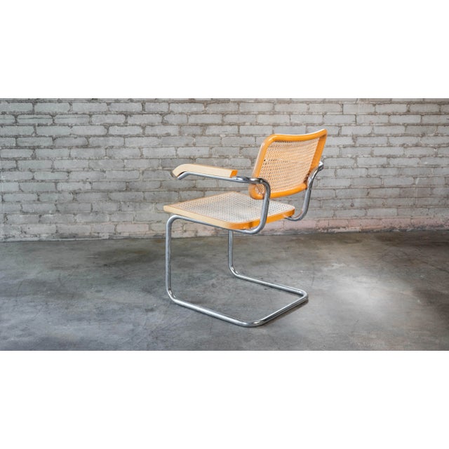 Brown 1970s Vintage Marcel Breuer Attr. Cesca Armchair For Sale - Image 8 of 13