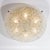 Large Round Ceiling Lamp in Hand-Blown Murano Glass and Brass from Hillebrand Lighting, 1970s For Sale - Image 4 of 12