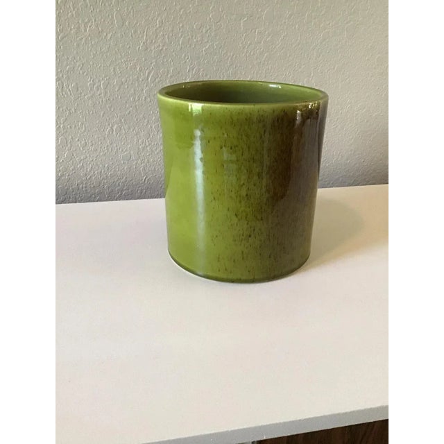 Mint Vintage Raymor Italian Green Leaf Planter For Sale - Image 8 of 10