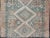 Tribal Vintage Turkish Kilim Rug in Soft Blue, Beige, and Muted Coral Geometric Design For Sale - Image 3 of 13