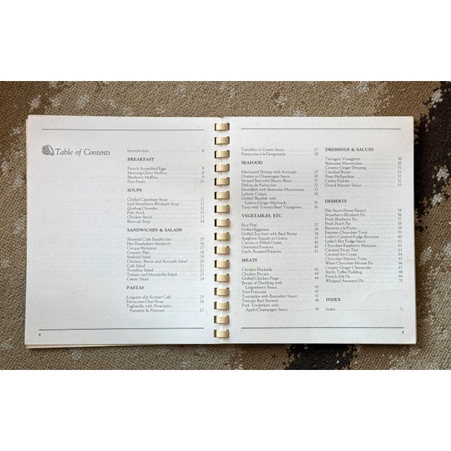 1980s Vintage 'Sconset Cafe Cookbook For Sale - Image 5 of 5