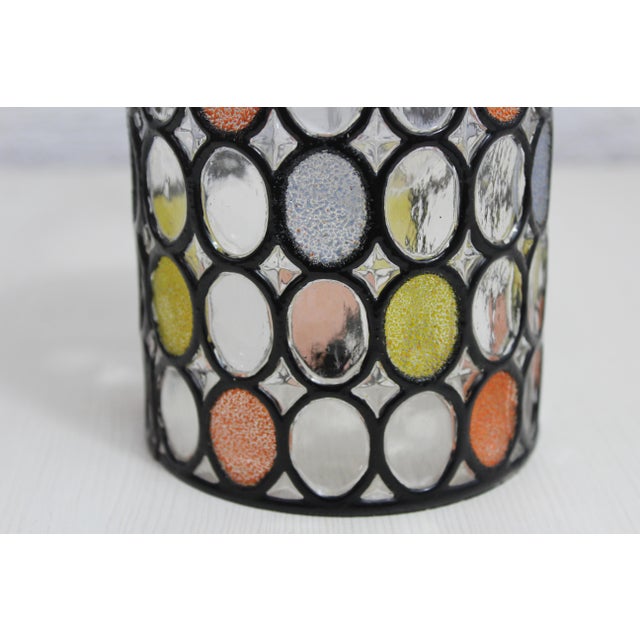 Vintage Glass Pendant Light from Limburg, 1970s For Sale - Image 9 of 12