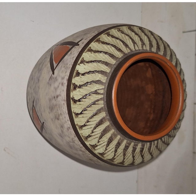 Vintage Ceramic Vase by Klinker-Keramik, 1960s, in Very Good conditions. Designed 1960 to 1969 This piece has an...