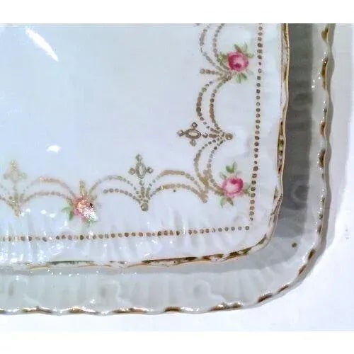 Antique Porcelain Victoria Floral Sardine Box For Sale In Atlanta - Image 6 of 8