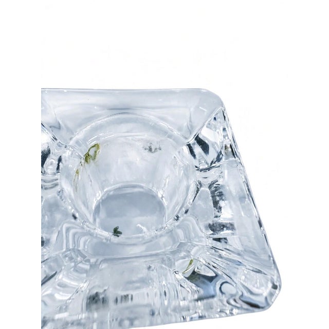 Late 20th Century Orrefors Regina Crystal Candle Holders, a Pair For Sale - Image 10 of 10