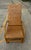 Vintage Reclining Rattan Bamboo Chaise Lounge With Footrest For Sale - Image 4 of 12