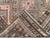 Vintage Maimana Kilim Area Rug, Handwoven Wool, 8x12, Rose & Slate For Sale - Image 10 of 11
