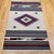 Vintage American Southwestern Saltillo Kilim Rug, Medallion & Striped Pattern, Ivory & Red, 5x7 For Sale - Image 14 of 18