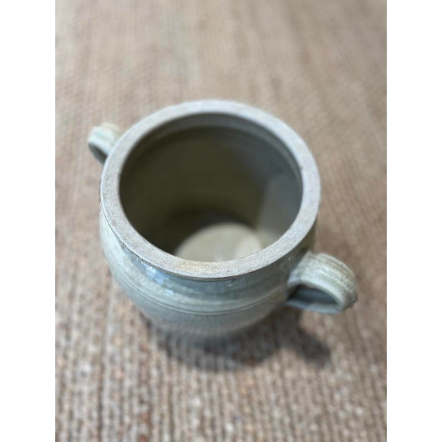 Rustic Stoneware Pot in Ceramic For Sale - Image 3 of 7