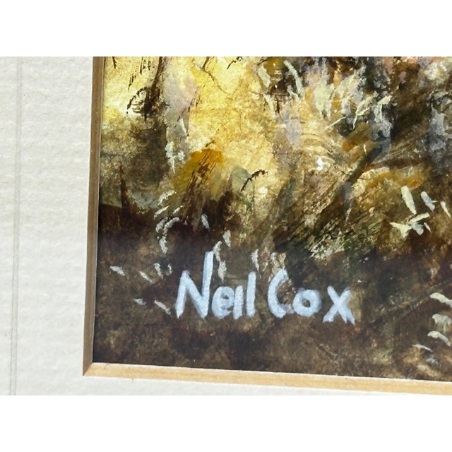 Ornithology Watercolor Highland Moors Wildlife Covey of Ptarmigan Game Birds by Neil Cox For Sale - Image 11 of 12