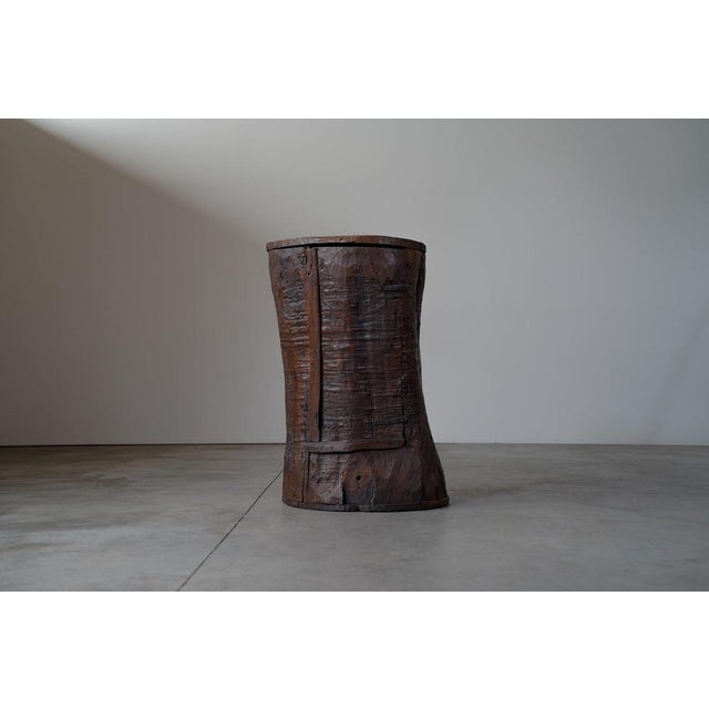 Primitive Tree Trunk Cabinet, France, 1900s For Sale - Image 3 of 18