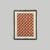 Italian abstract painting, 1970s Painting with silkscreen print on canvas. The subject consists of a dense geometric...