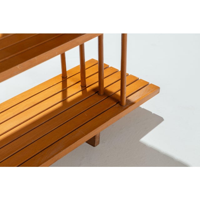 Mid-Century Modern Three Tier Wooden Shelving Unit, 1970s For Sale - Image 11 of 13