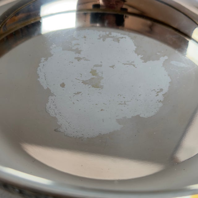 Silver Italian Silver-Plated Fruit Bowl For Sale - Image 8 of 11