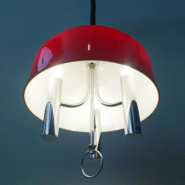 Space Age Rise and Fall Pendant Lamp, 1970s For Sale - Image 9 of 17