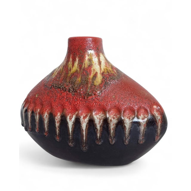 Sculptural West German Art Pottery Vase by Carstens Tönnieshof, 1950s For Sale - Image 11 of 18