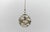 Metal Space Age Petit Opal Glass Hanging Lamp with Chrome, 1960s Germany For Sale - Image 7 of 7