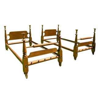 Pair of Kitttinger Twin Beds For Sale
