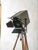 Green Patt 45 Theater Light on Wooden Tripod from Strand Electric, 1960s For Sale - Image 4 of 18