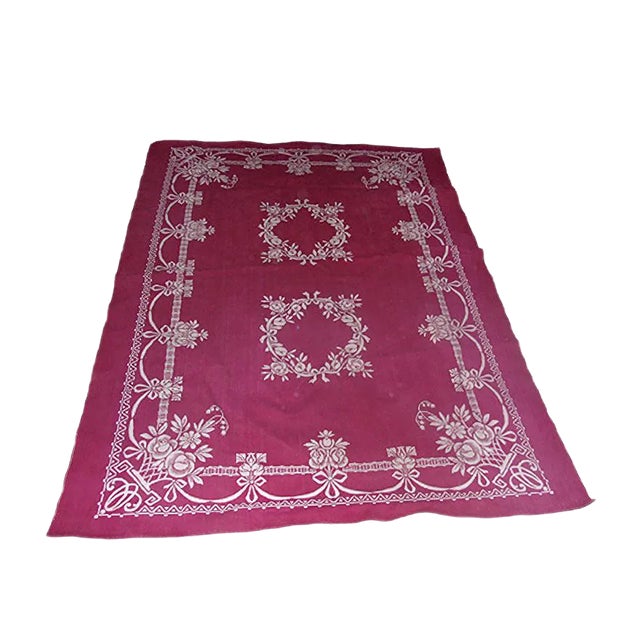 Pre-War Tablecloth, 1930s For Sale