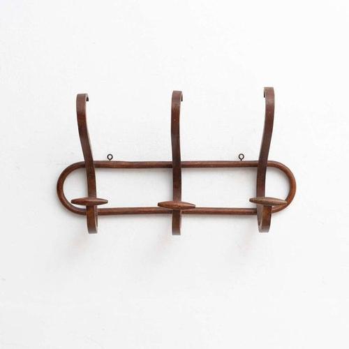 Mid-Century Modern Spanish Wooden Coat Hanger, 1950s For Sale - Image 14 of 16