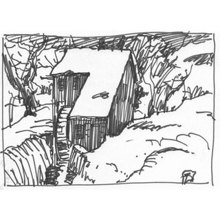 1950s Norman Kent Mill Drawing For Sale