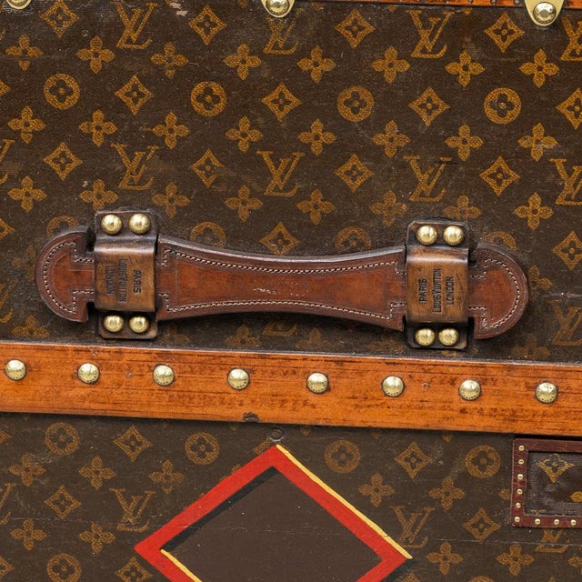 Wardrobe Trunk in Monogram Canvas from Louis Vuitton, France, 1930s For Sale - Image 16 of 18