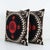 Mid-Century Modern Tashkent Suzani Pillow Cover 24'' X 24'' - Set of Two For Sale - Image 3 of 4